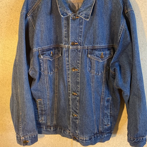 Open Trails Authentic Stone Washed Jean Jacket 2XL - Picture 3 of 4